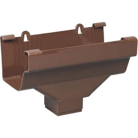 EURAMAX Outlet End Trdnl Brown 2Inx3In M1506